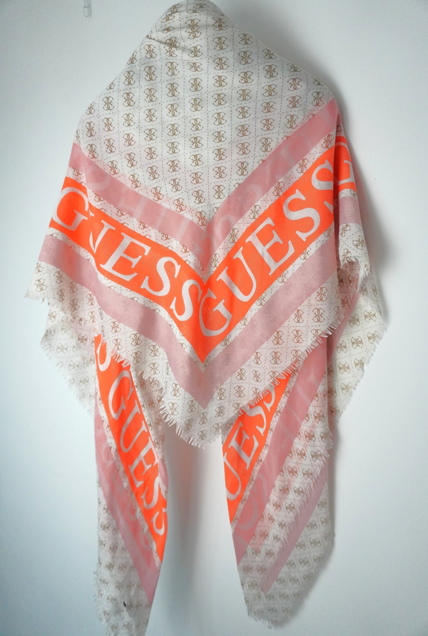 Guess-Tuch cremeweiß/orange