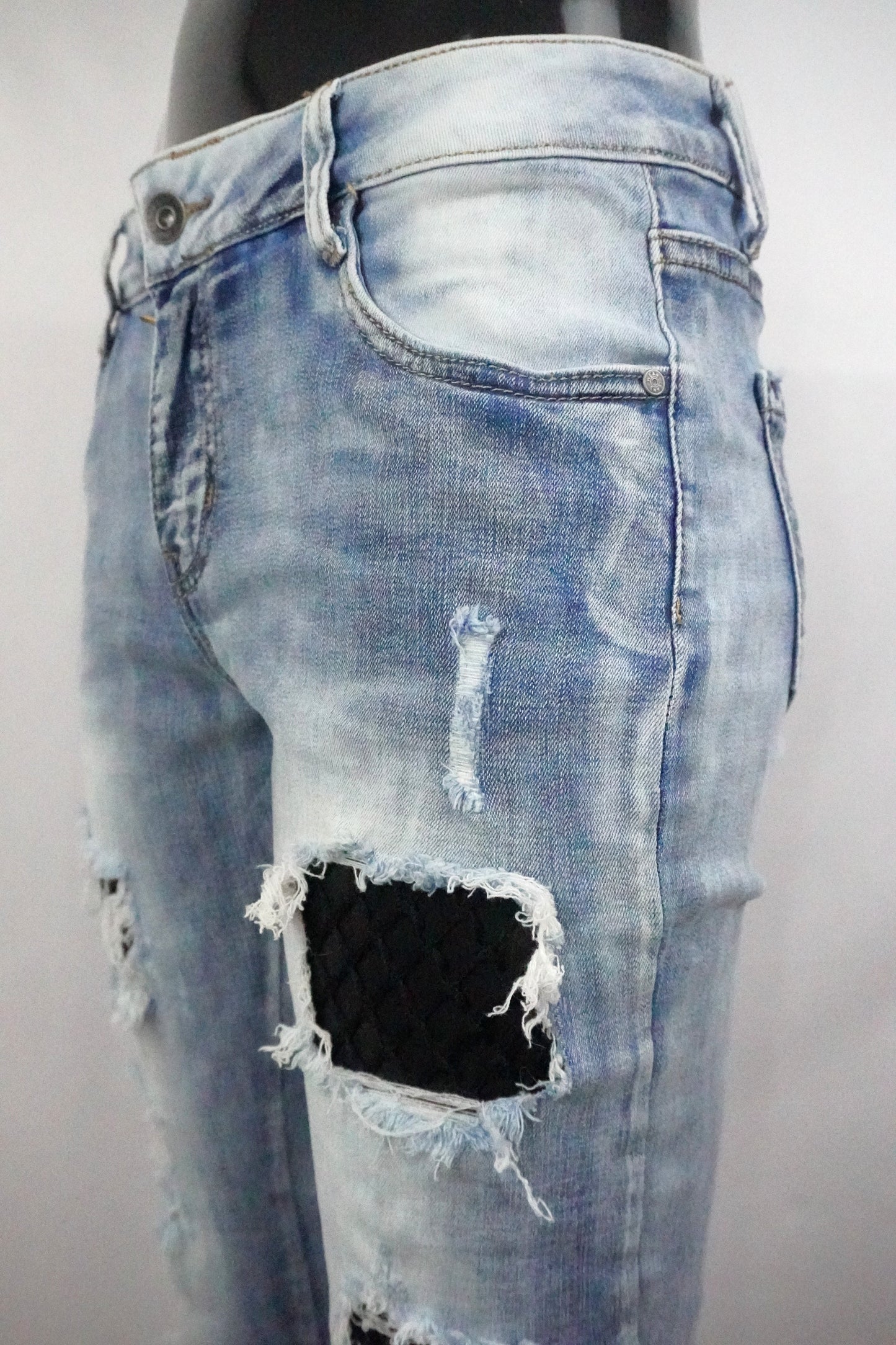 skinny Jeans & Netz