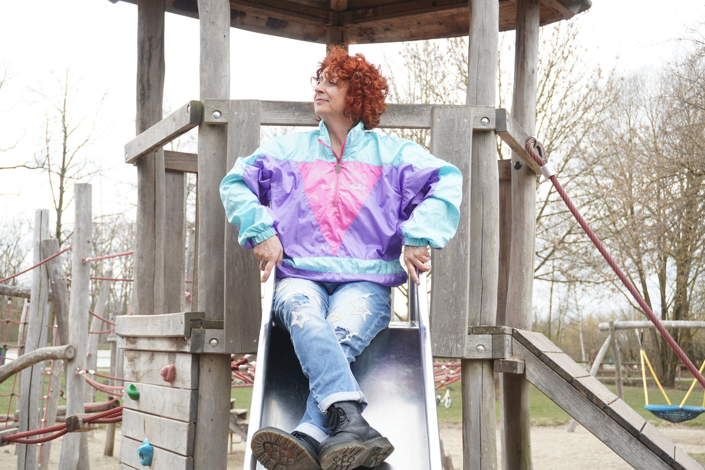 Vintage Sportjacke ALEX -- nicht nur für 90`er parties