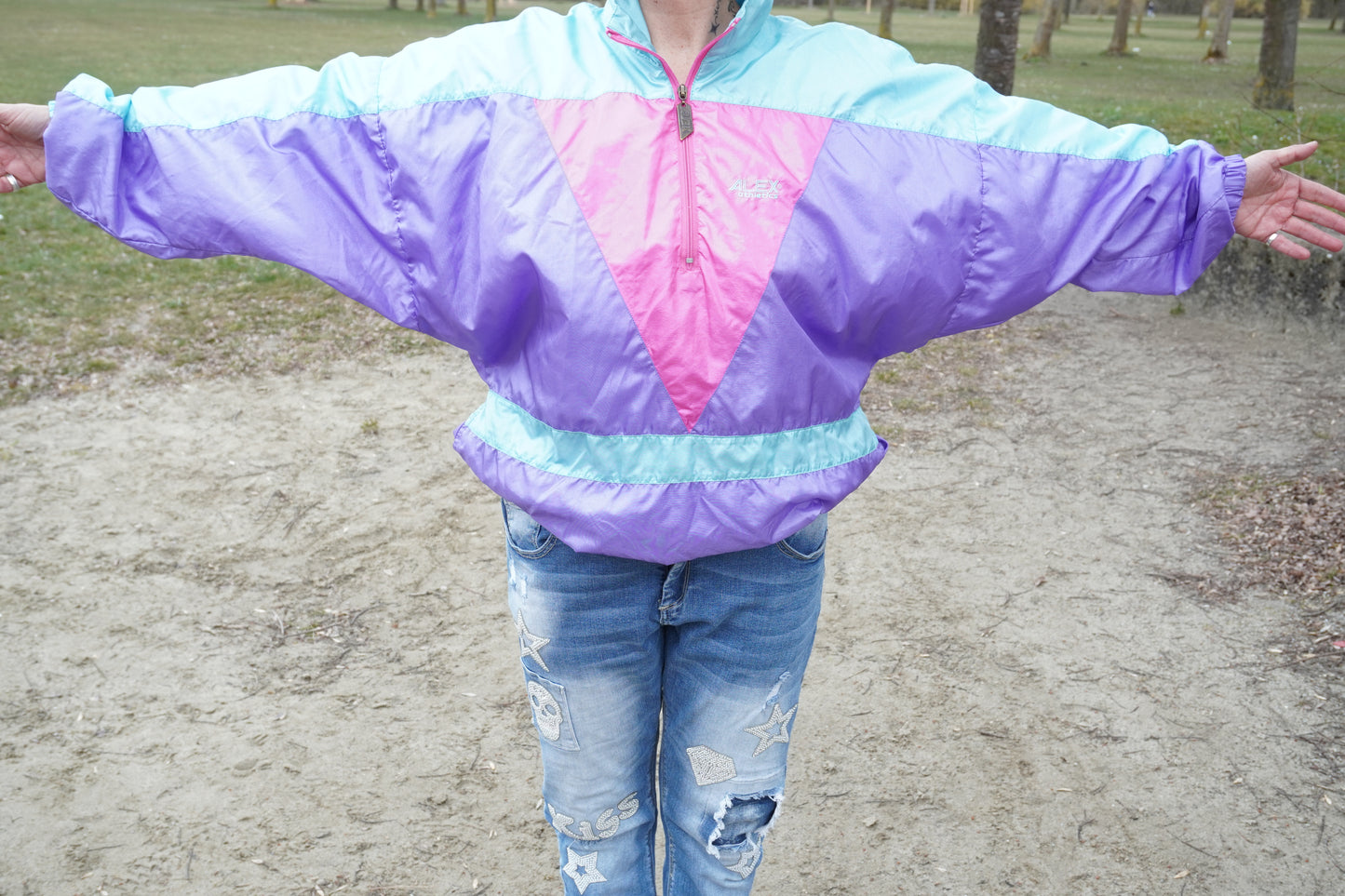 Vintage Sportjacke ALEX -- nicht nur für 90`er parties
