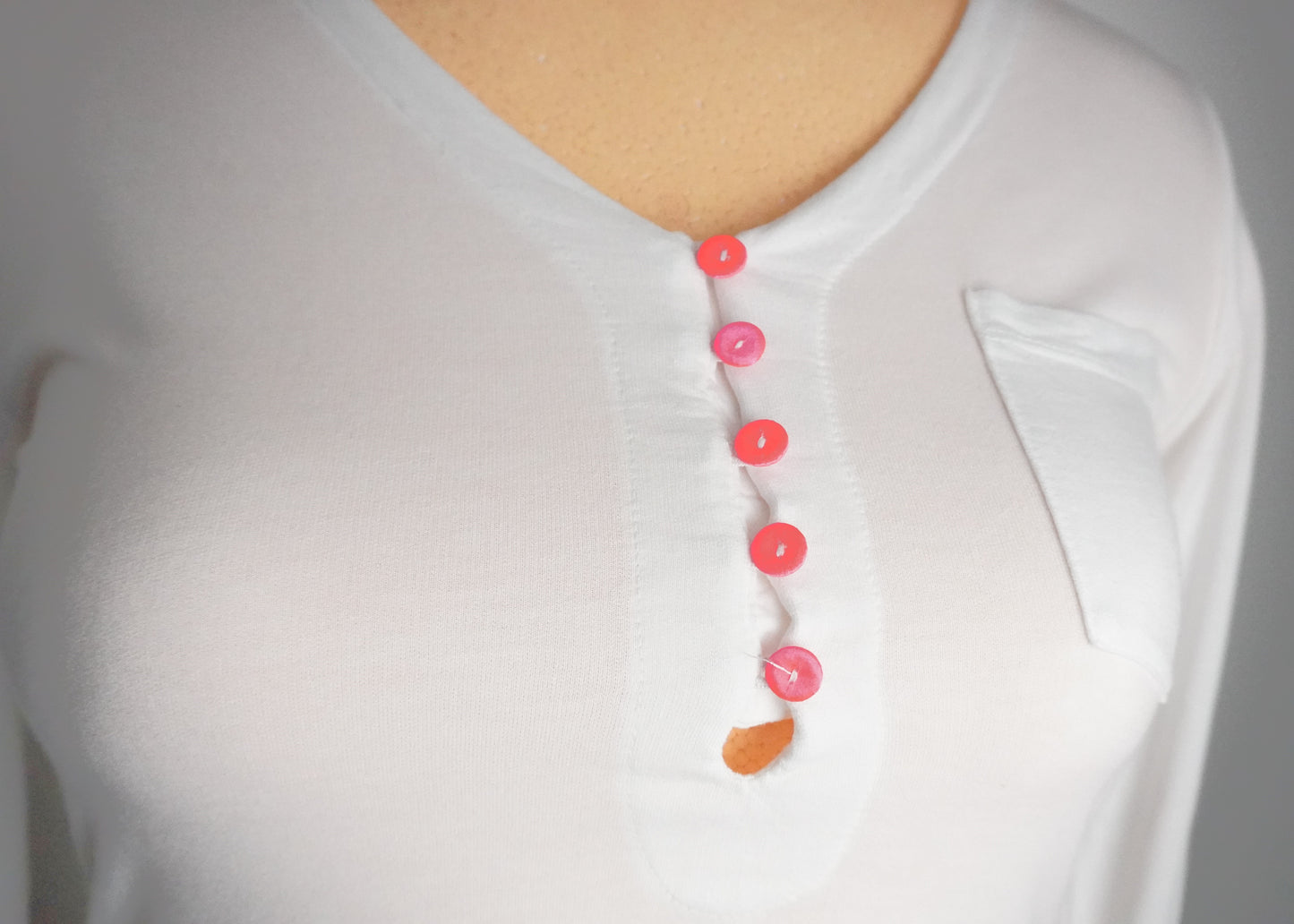 weißes Langarm-Shirt Heimatliebe