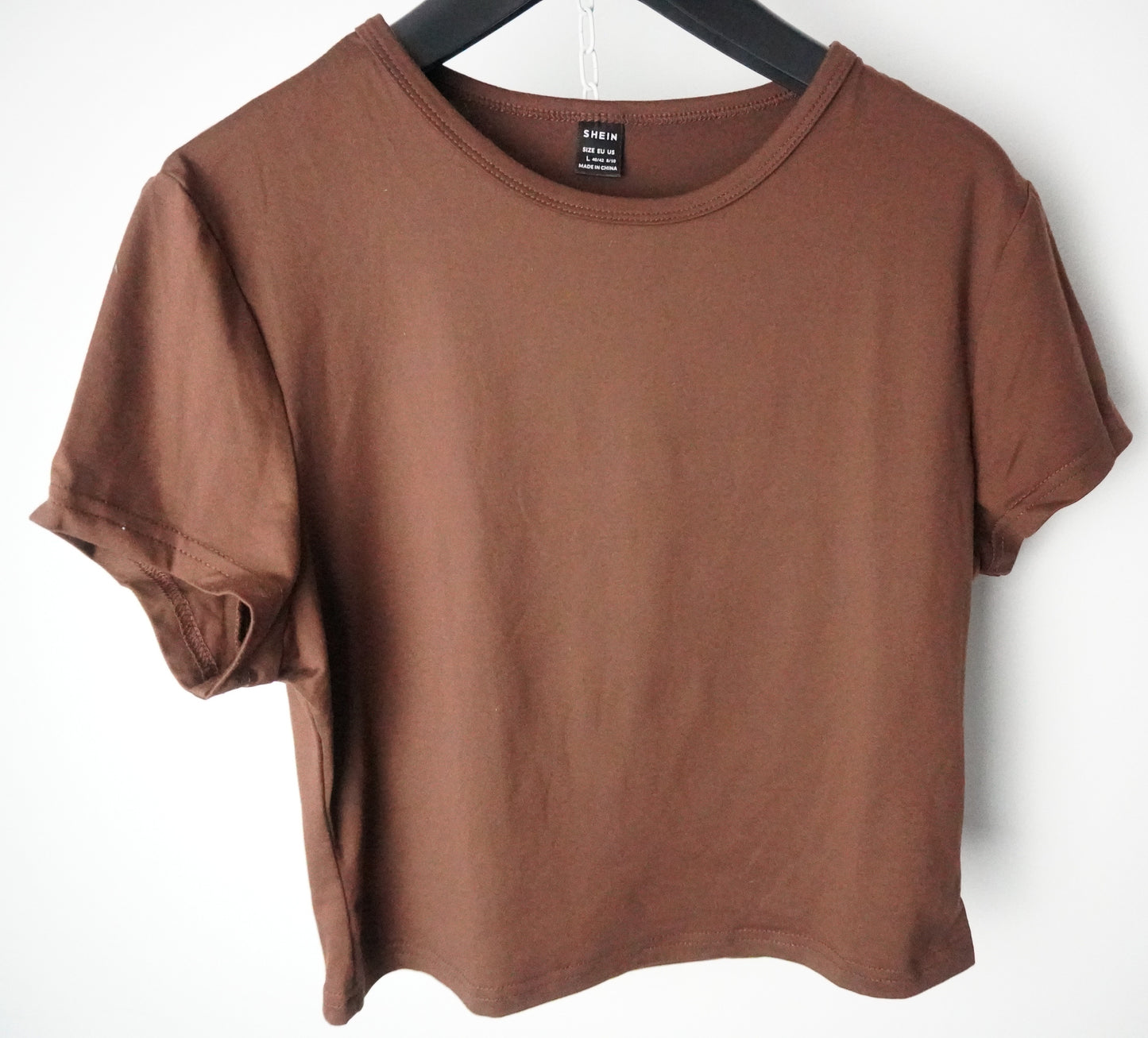 braunes crop-top