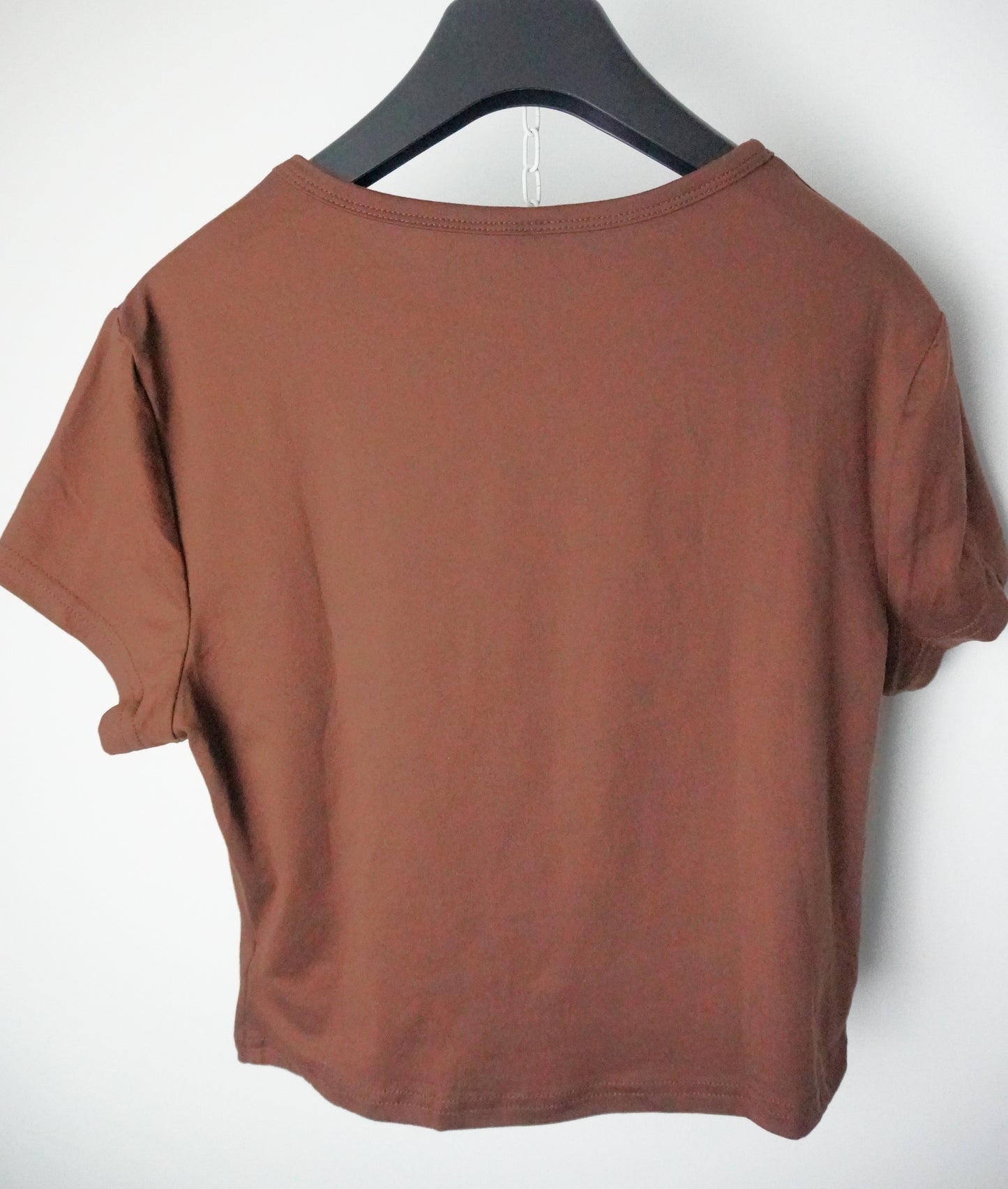 braunes crop-top