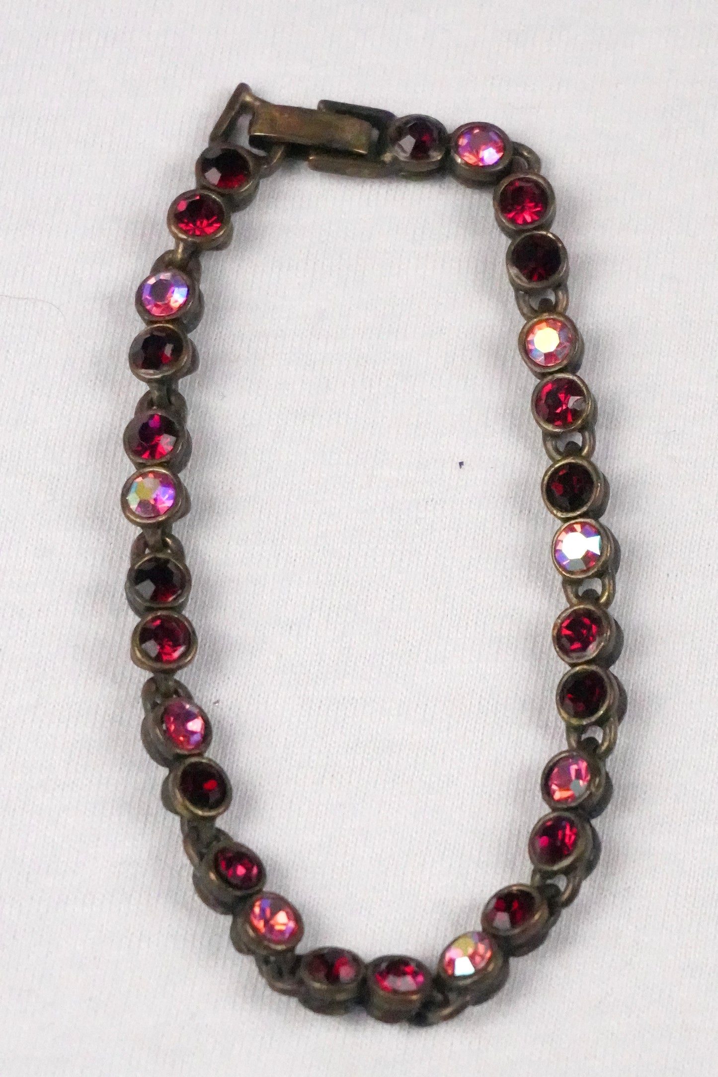 Glitzer-Armkette rot/rosa