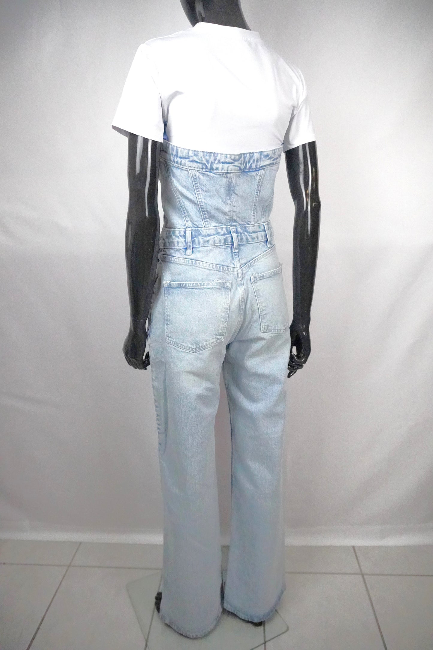 Jeans Overall Bandeau-style (ohne Shirt)