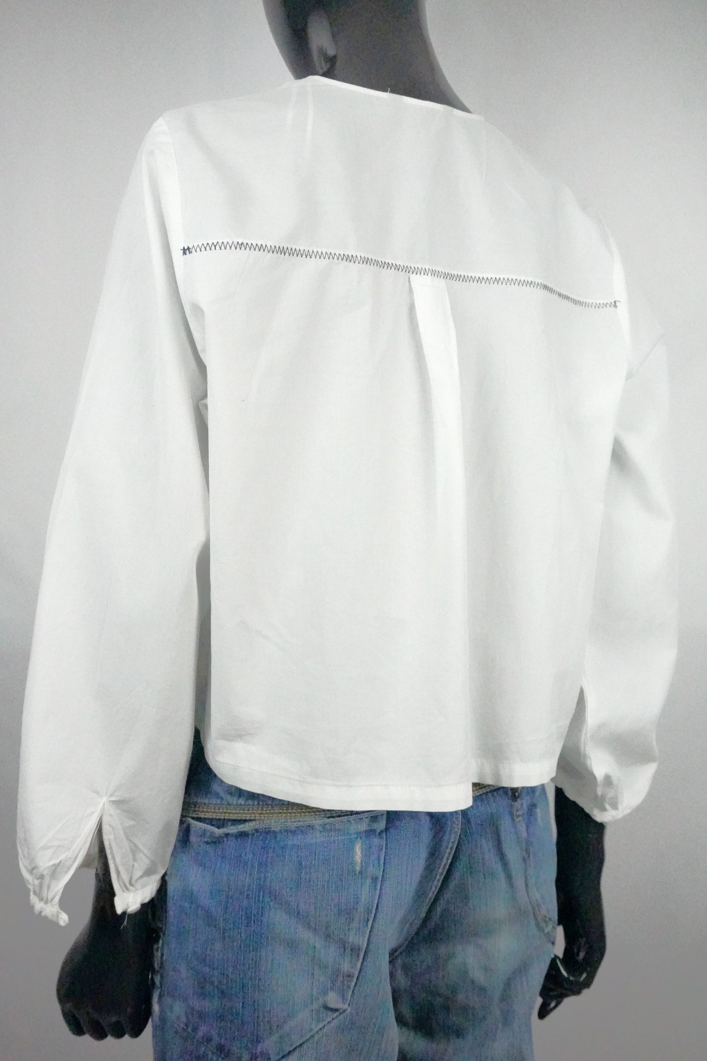 Zara Blusenjacke weiß