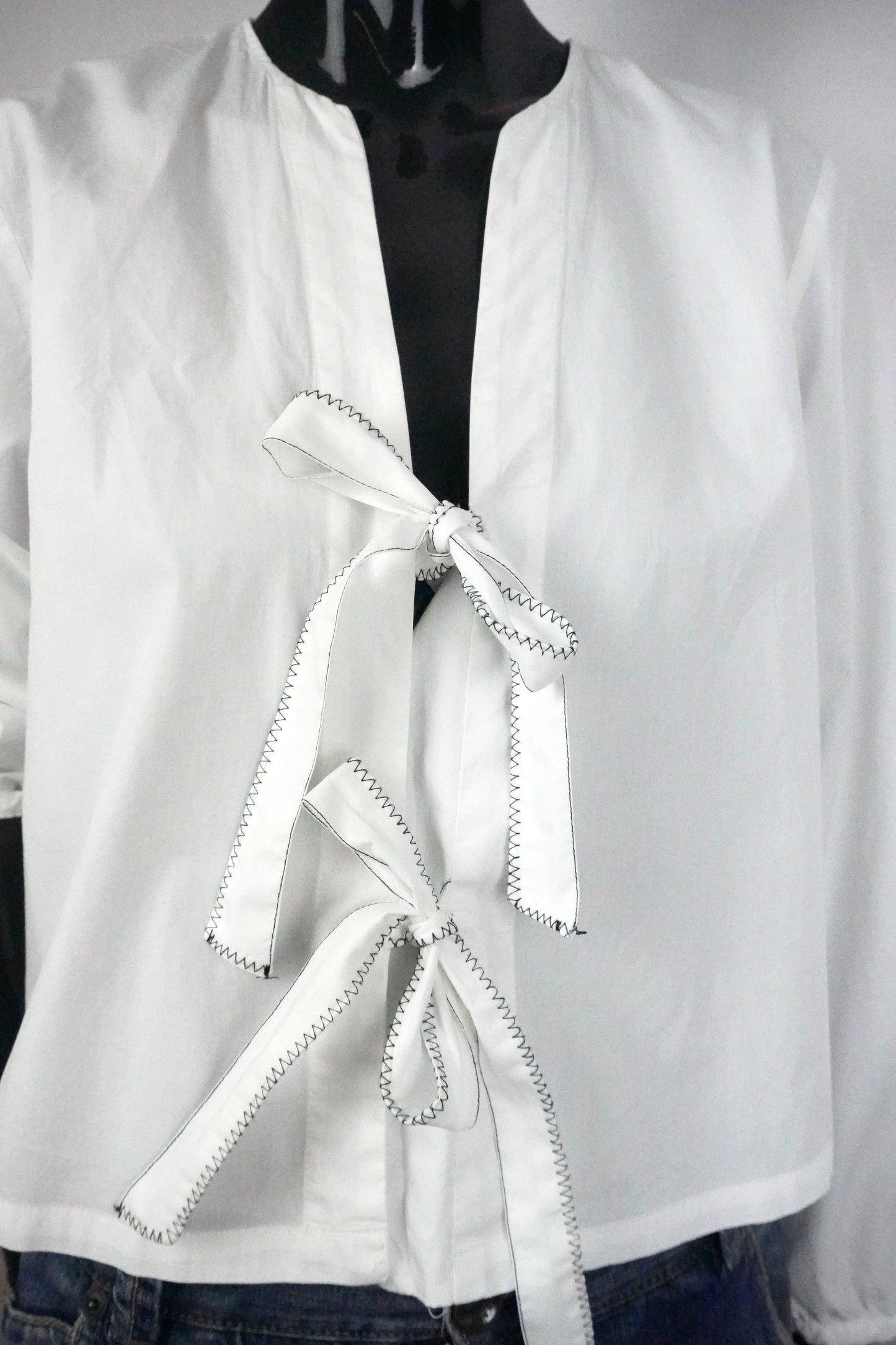 Zara Blusenjacke weiß