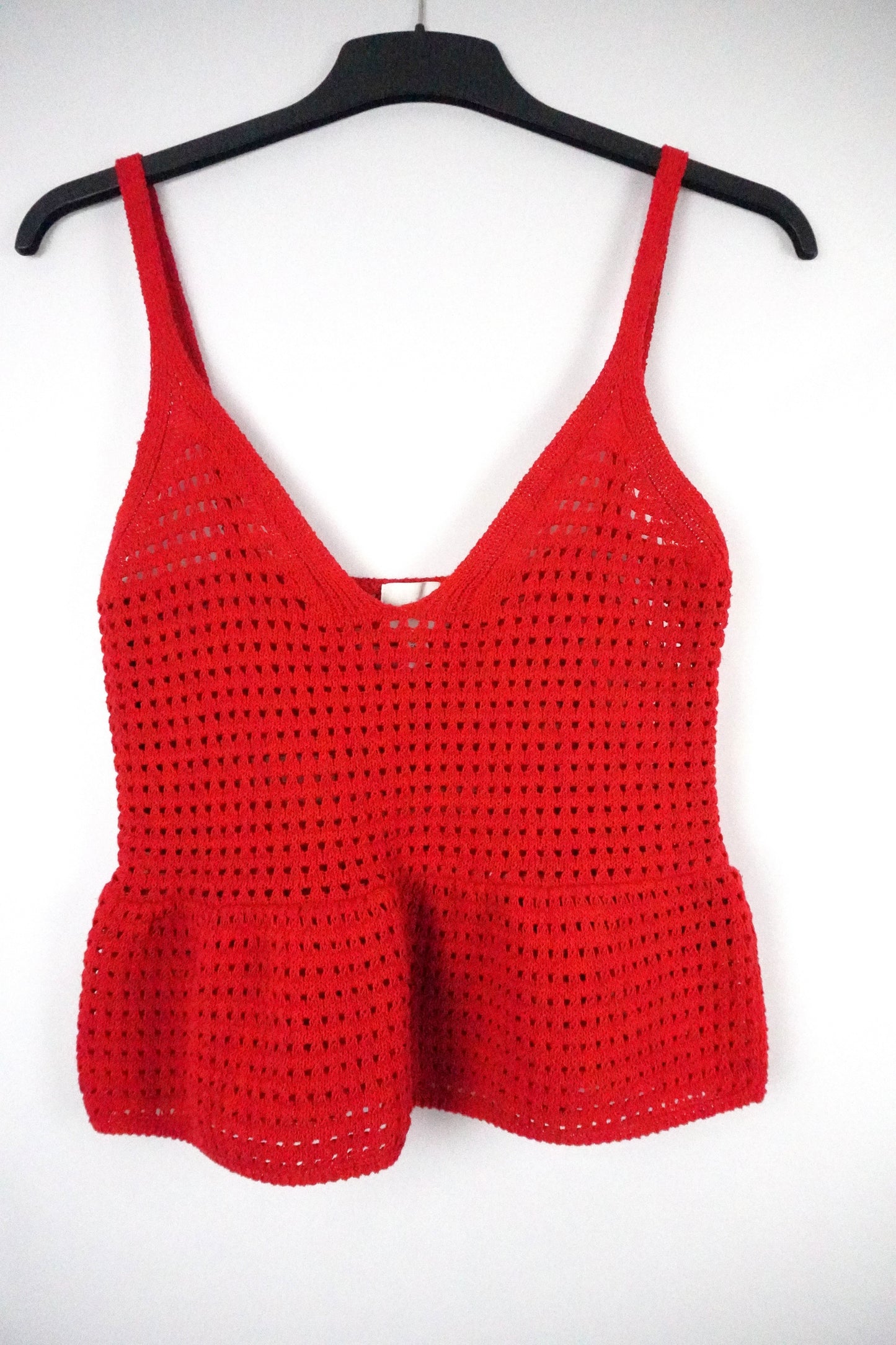 rotes Strick-Top