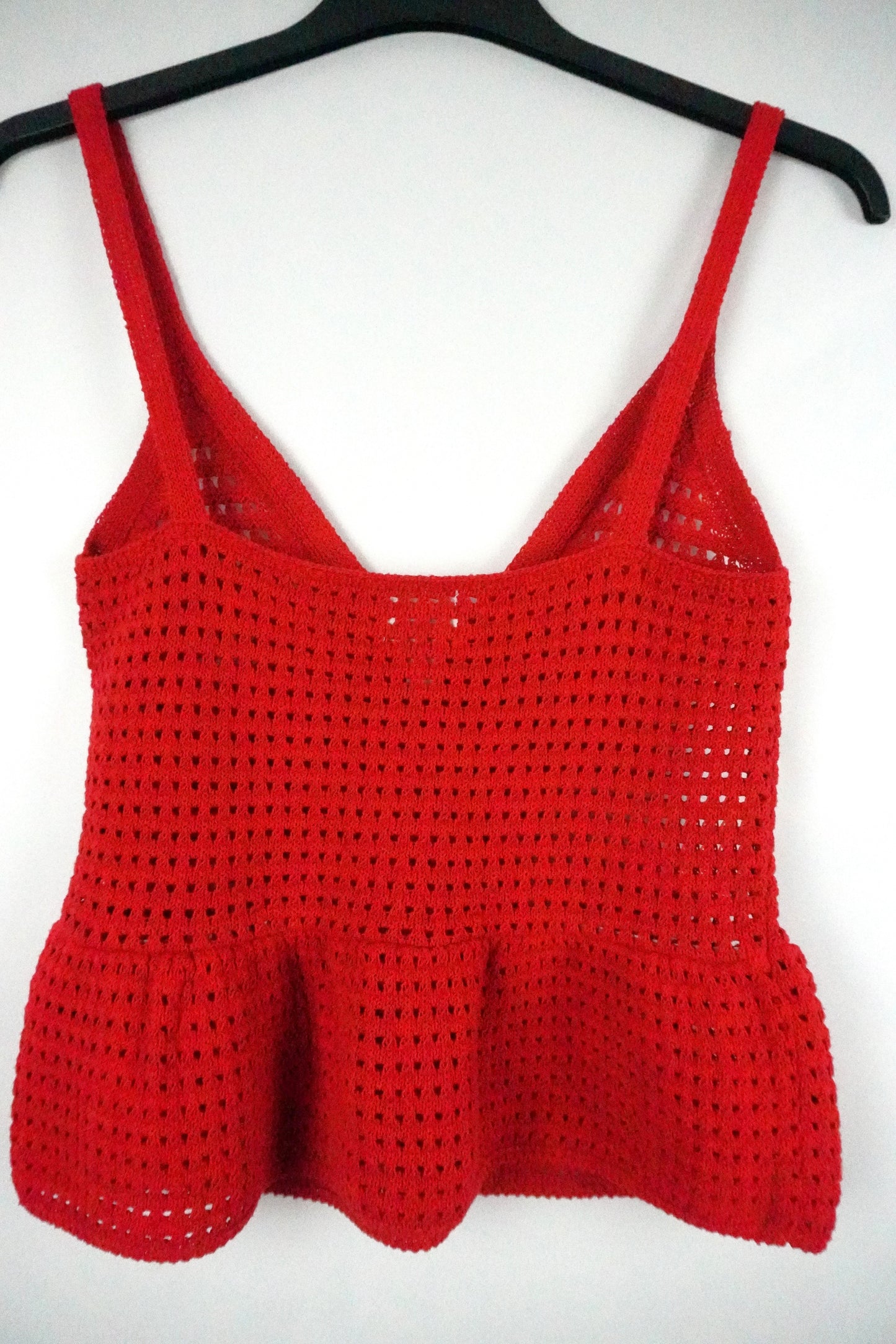 rotes Strick-Top