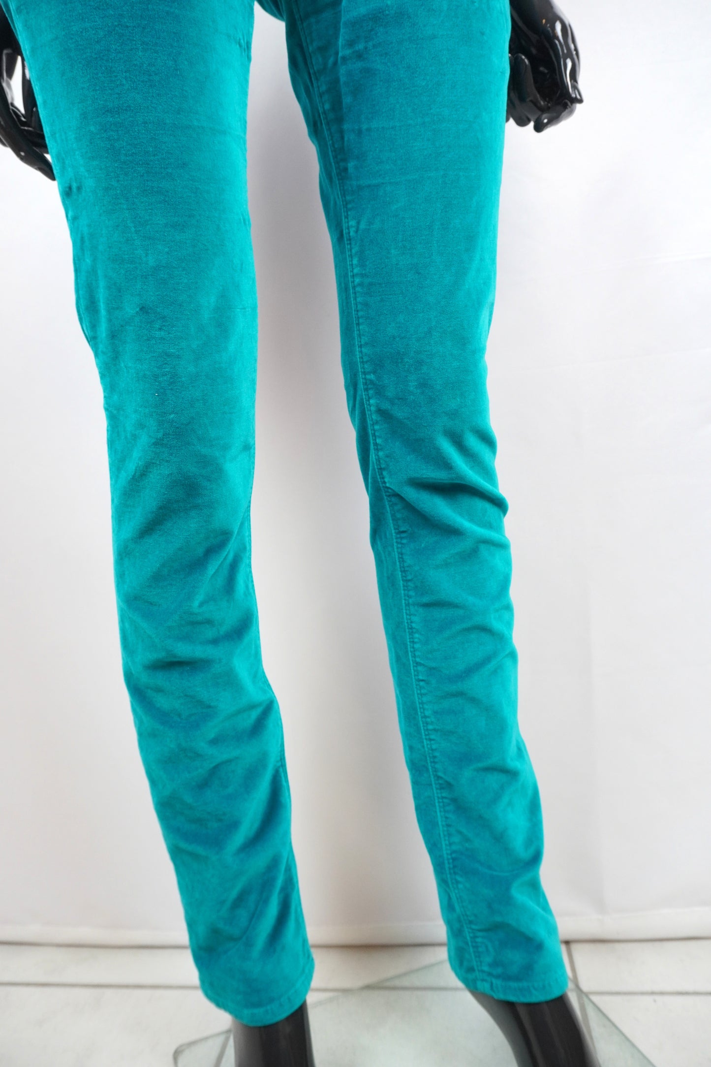 Samthose türkis LOVE Moschino