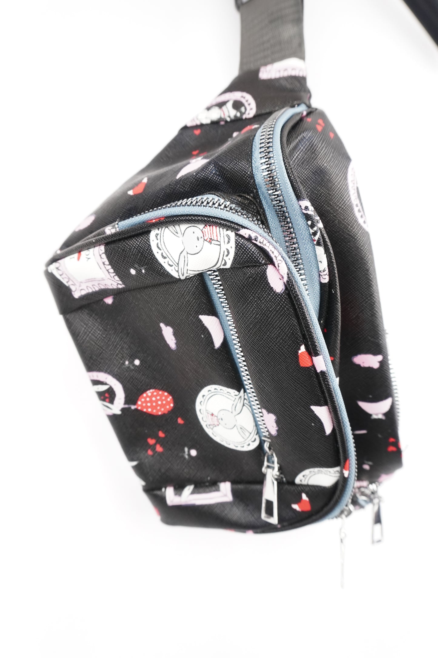 cross body bag schwarz/bunt