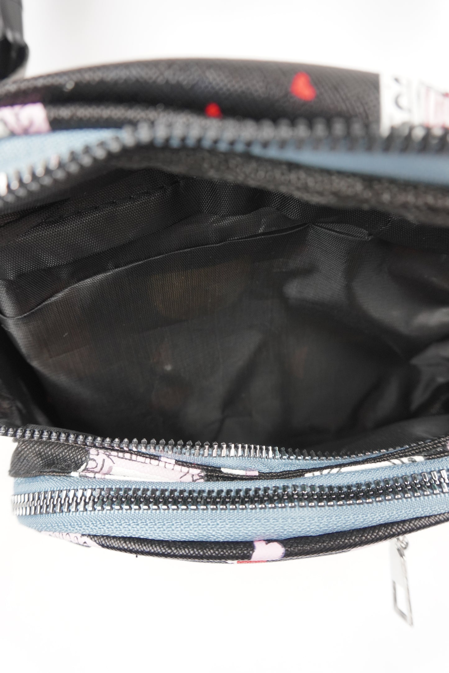 cross body bag schwarz/bunt