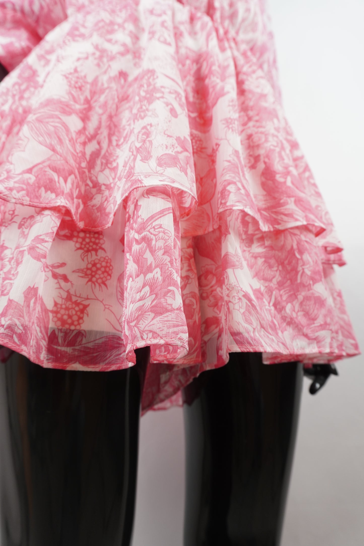 Jumpsuit pink/weiß