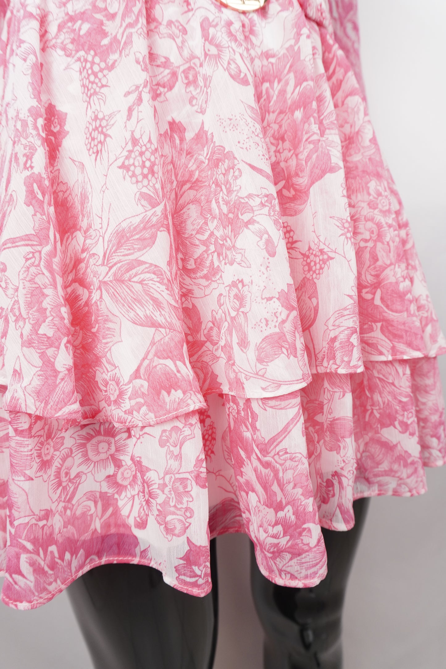 Jumpsuit pink/weiß