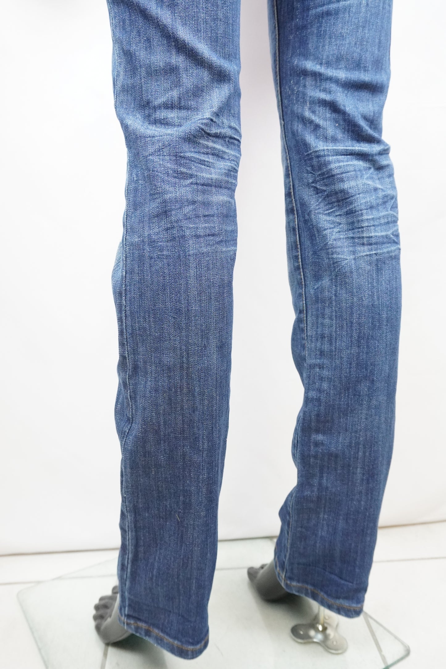 skinny jeans blau verwaschen