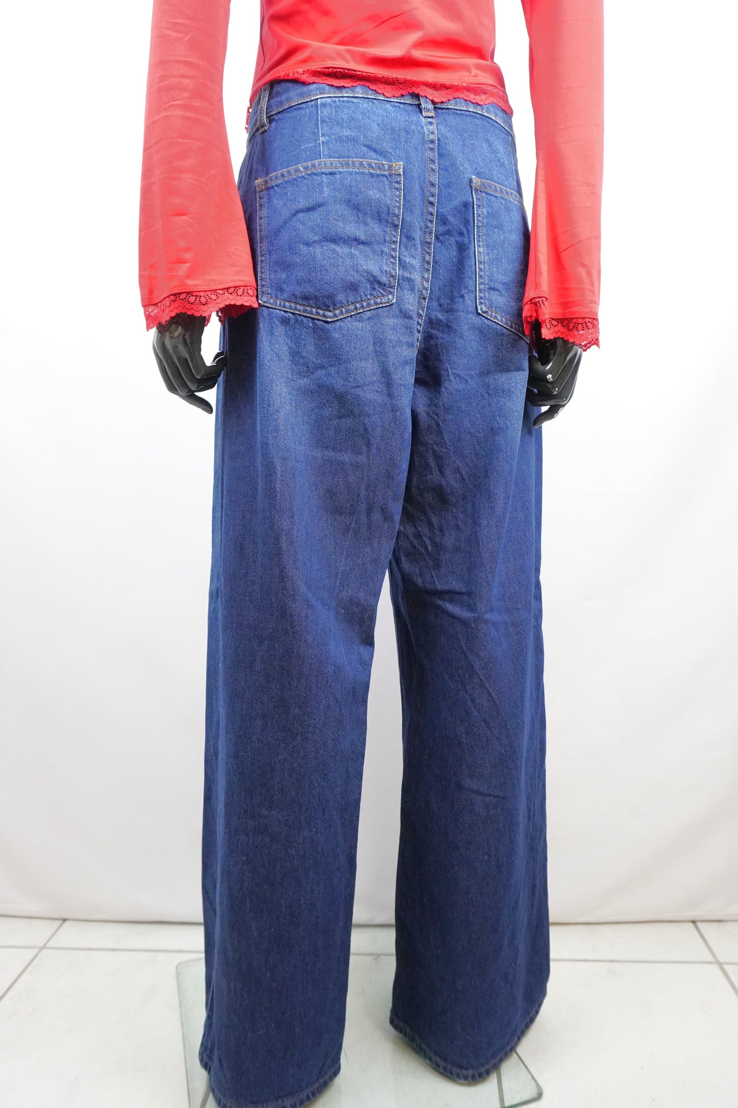 straight&wide Jeans
