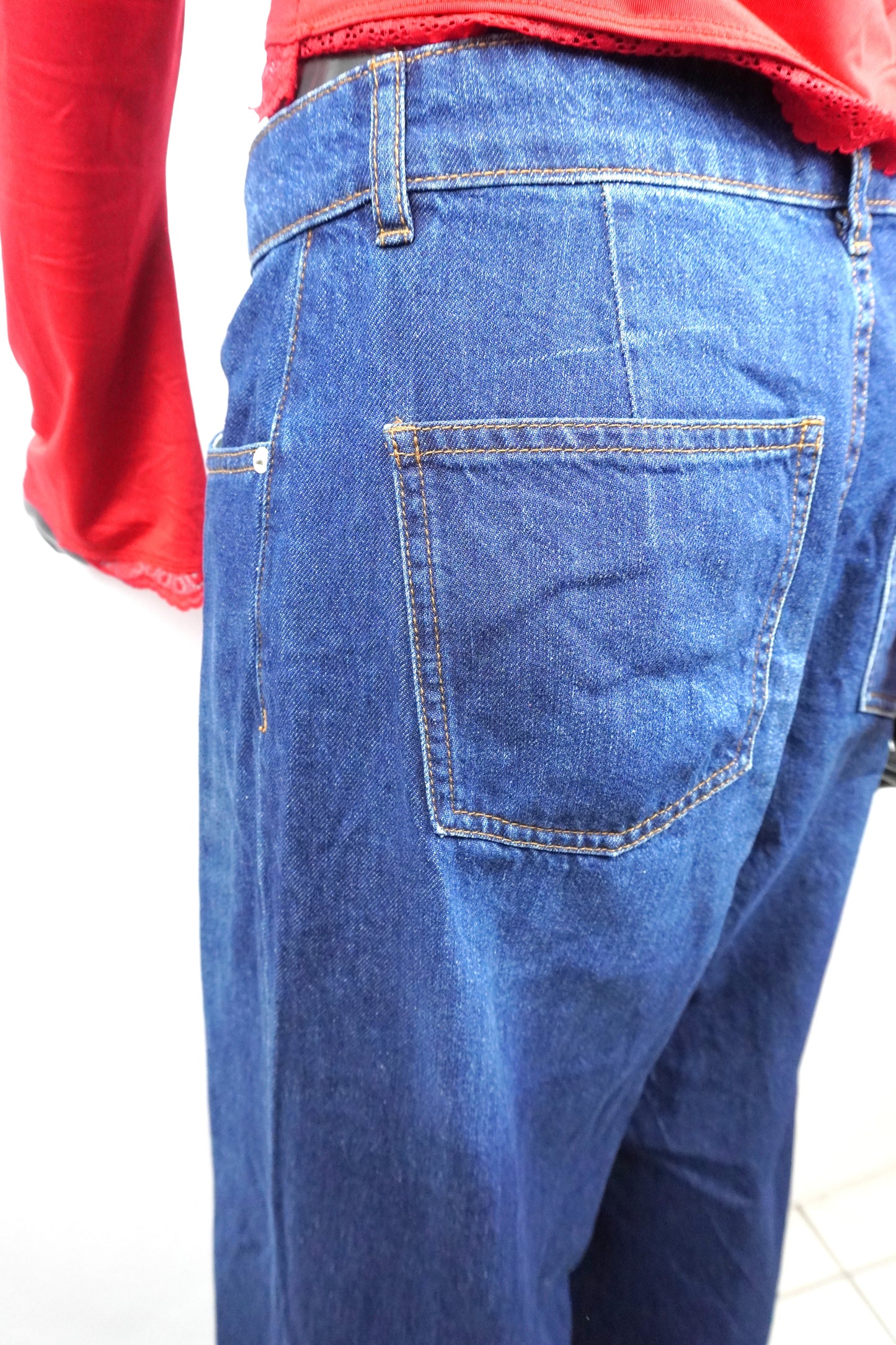 straight&wide Jeans