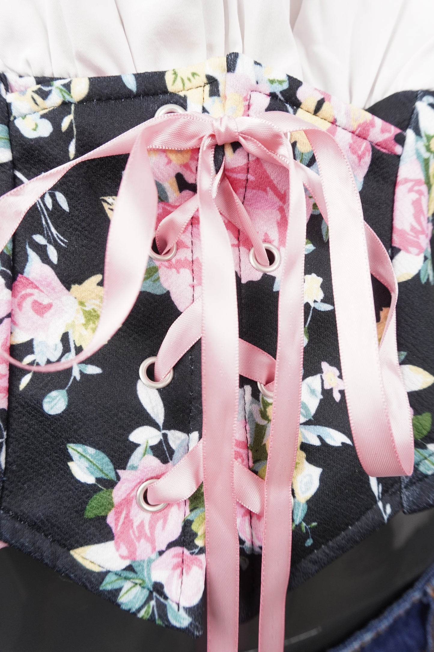 Bluse Trachten-Look