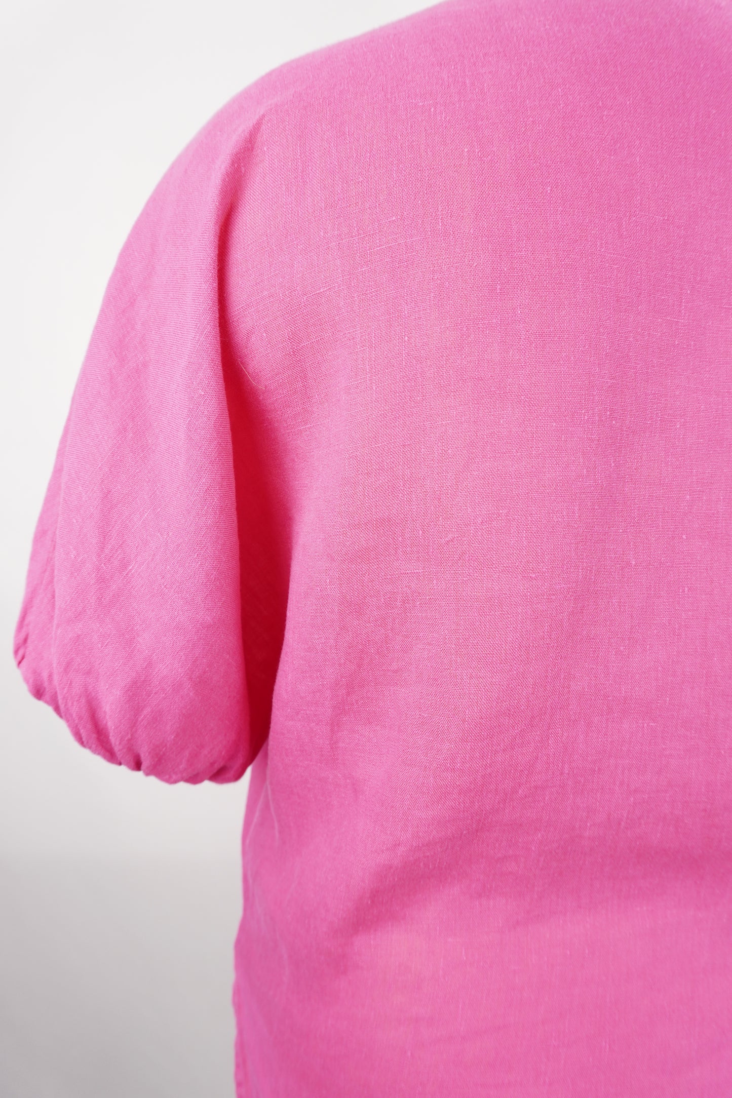 pinke Leinenbluse