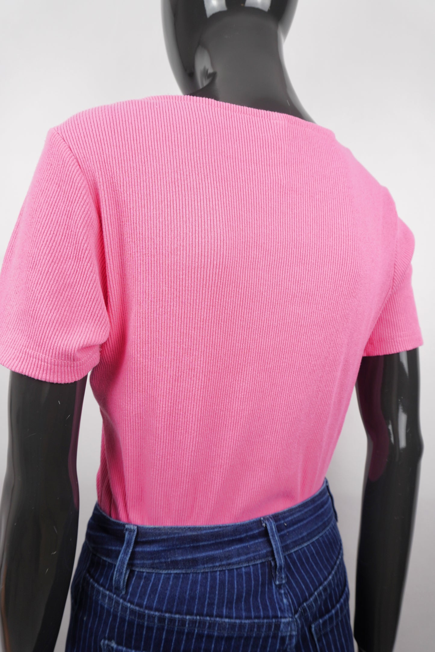 rosa Ripp-Shirt
