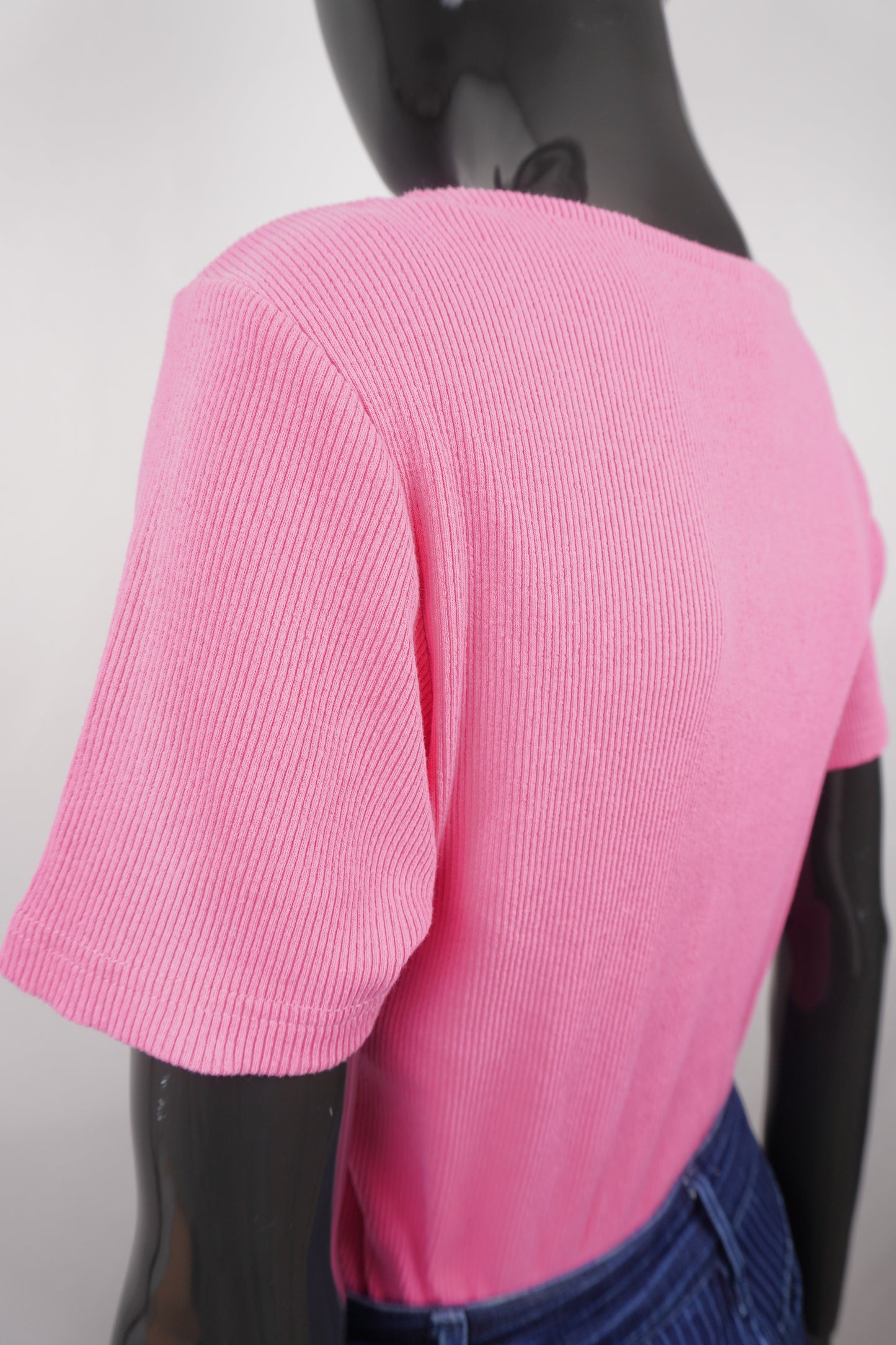 rosa Ripp-Shirt