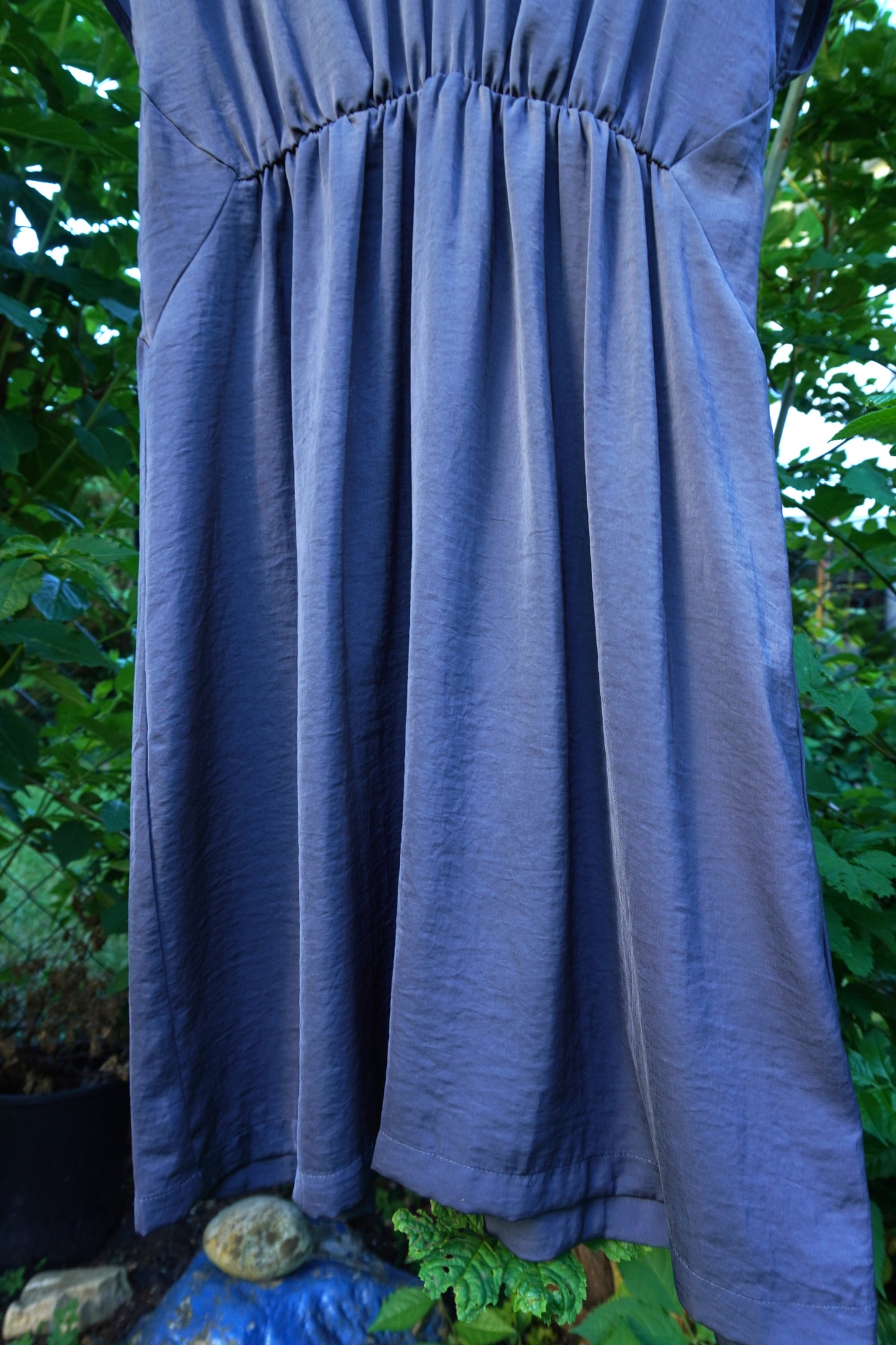 graues leichtes Kleid von ICHI