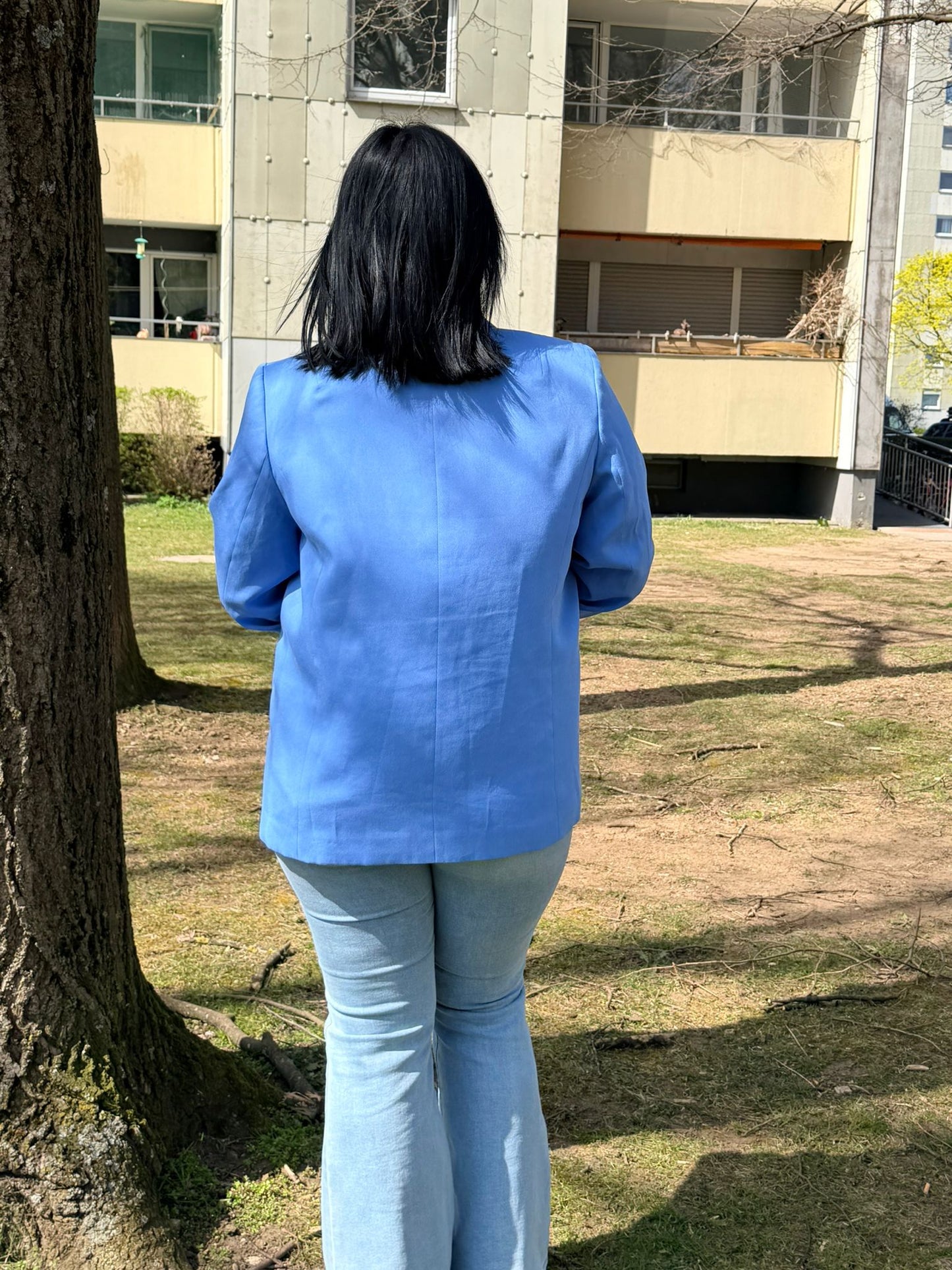 hellblauer Blazer