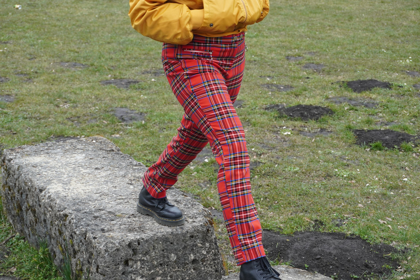 Hose Tartan-Karo-Muster